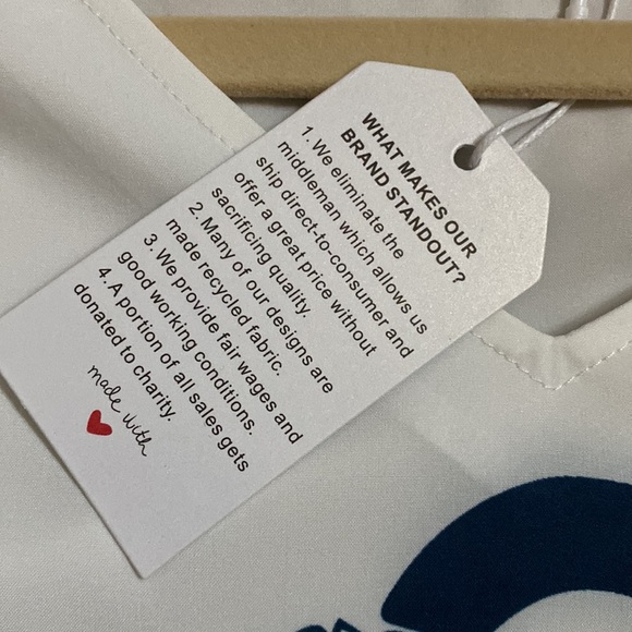 Womens navy blue and white dress with Anchor on front of this dress NWT - Picture 5 of 11